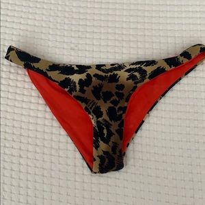 Vitamin A leopard print bikini bottoms